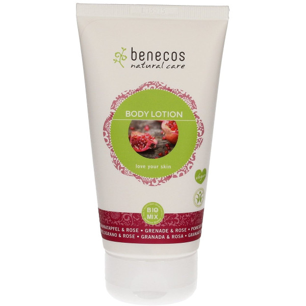 BENECOS Loción corporal de Granada y Rosa